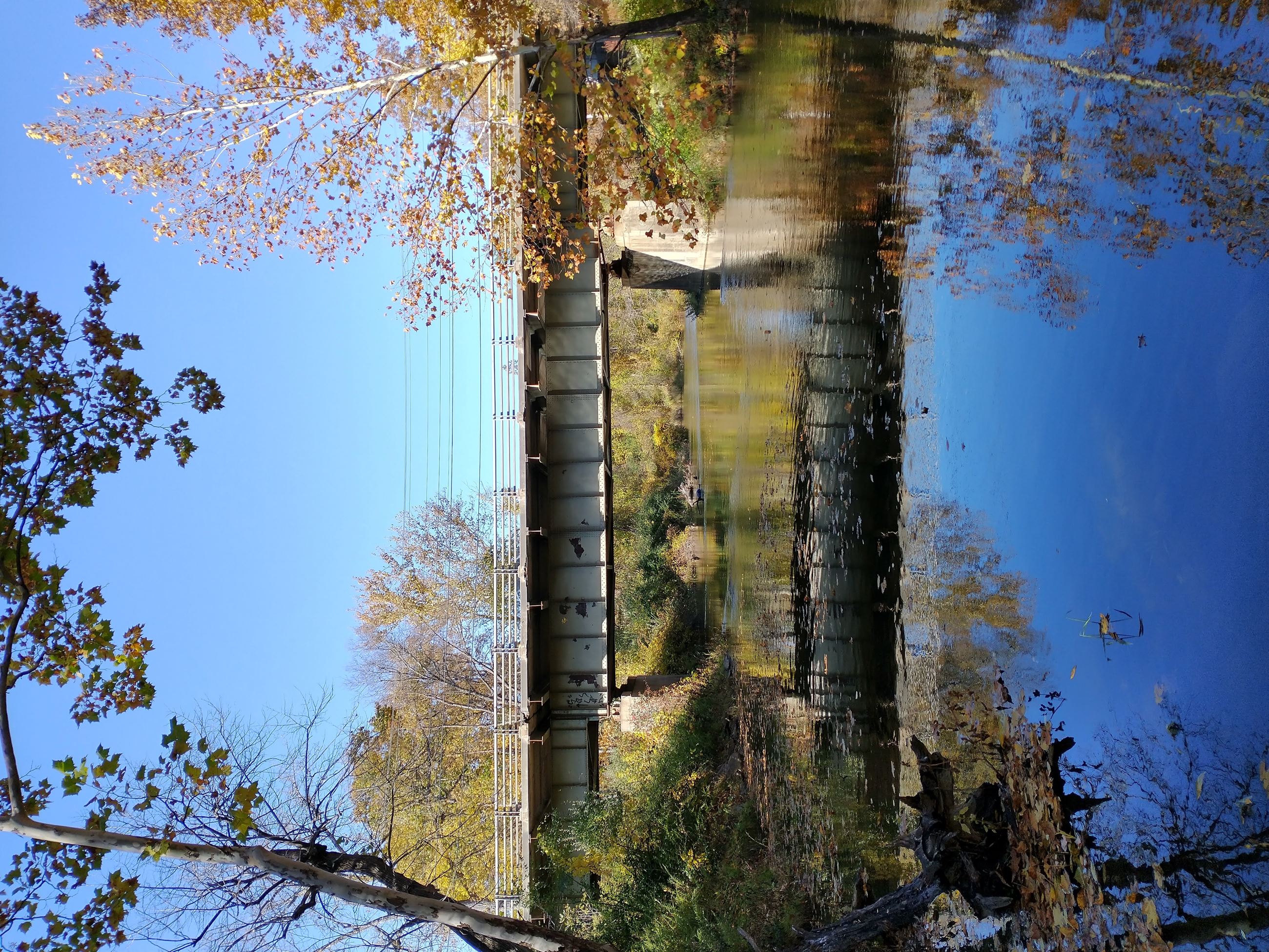 146 Bridge over Normanskill Fall Foliage