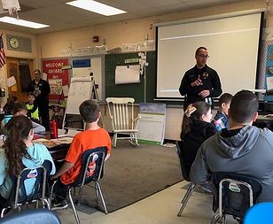 Officer Giving a D.A.R.E. Presentation