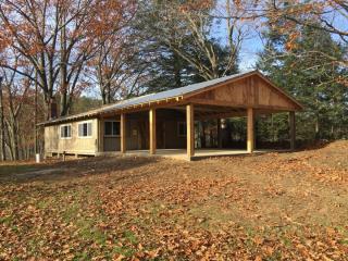 Wooden Pavillion and Storm Shelter