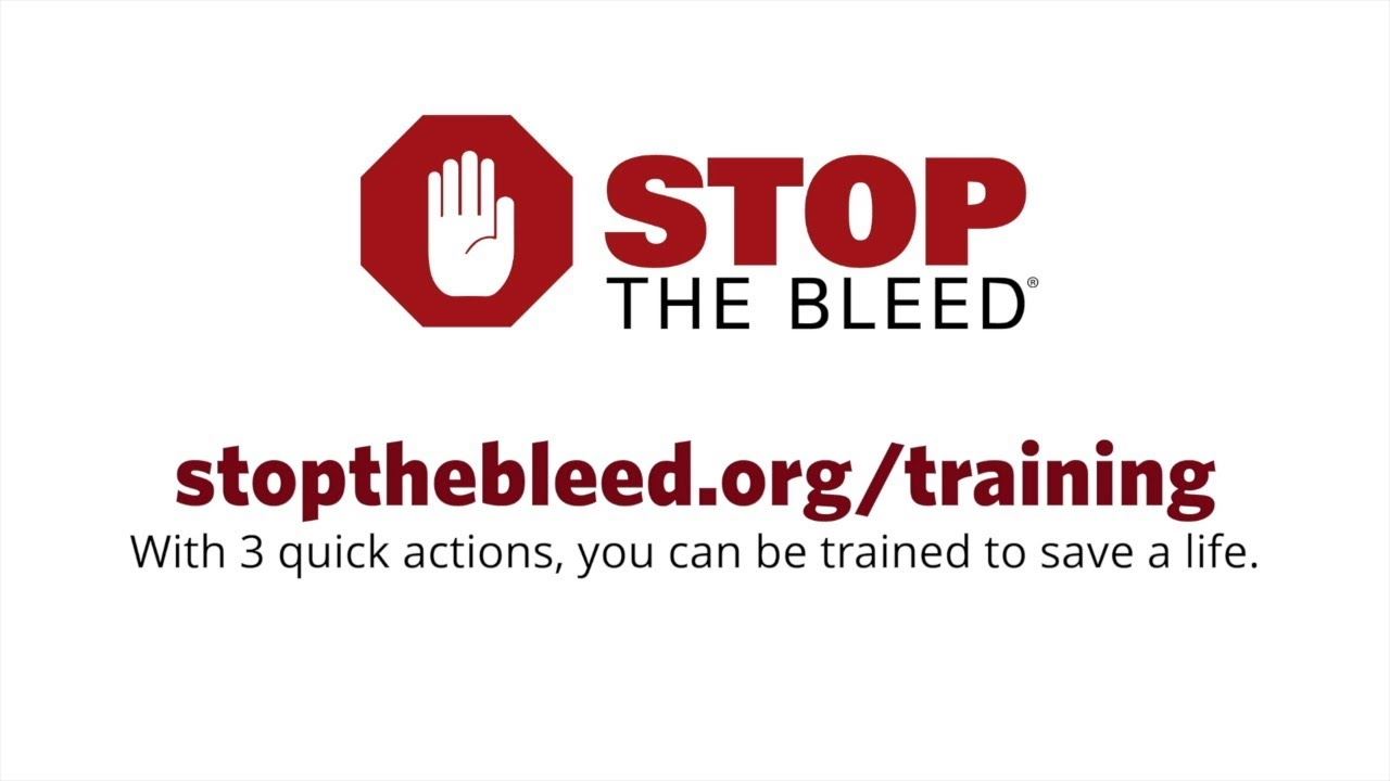 Stop the bleed logo and website